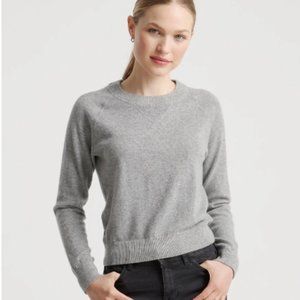 Quince Mongolian Shrunken Cashmere Sweatshirt